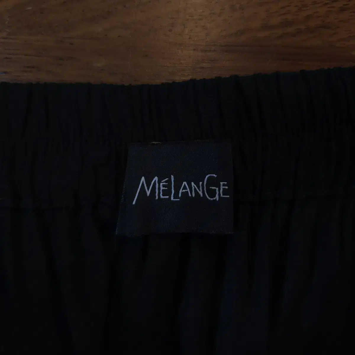 MELANGE 허리밴딩 언밸런스 레이어드 주름 스커트 여F S252