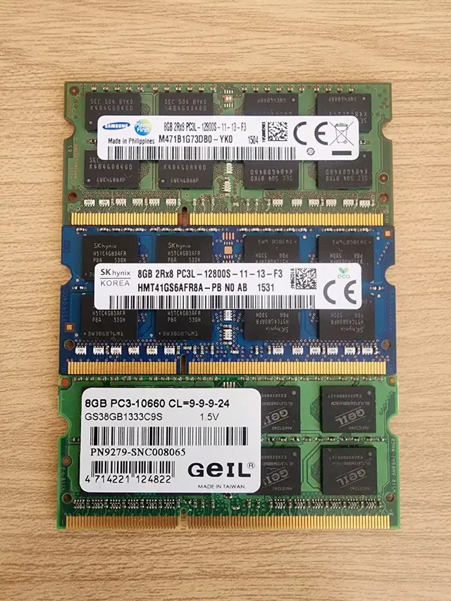 [노트북 램 8G] 하이닉스,GAIL DDR3 8GB 판매