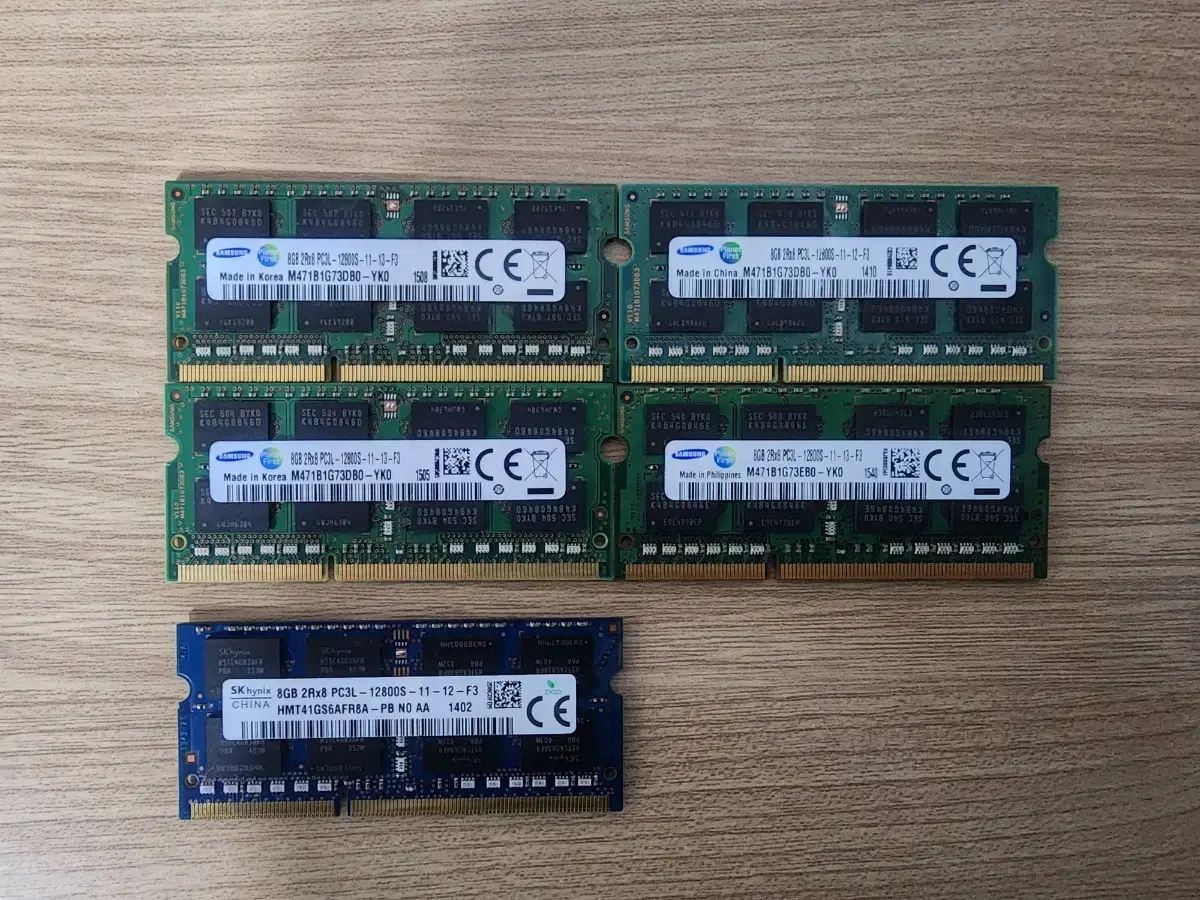 [노트북 램 8G] 삼성,SK 하이닉스 DDR3 8GB 판매