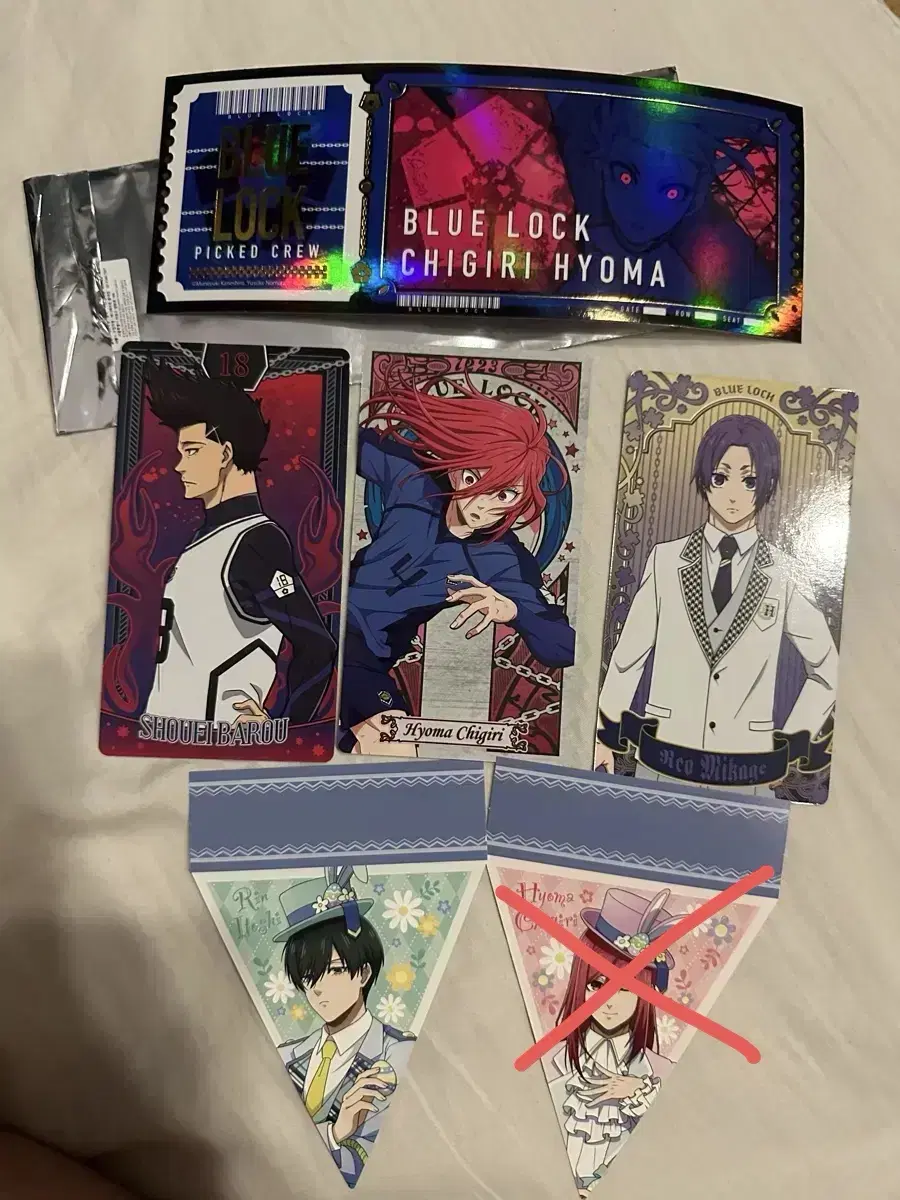 BLUELOCK Chigiri Original Ticket + Arcana + Animate Easter pre-order benefit in bulk