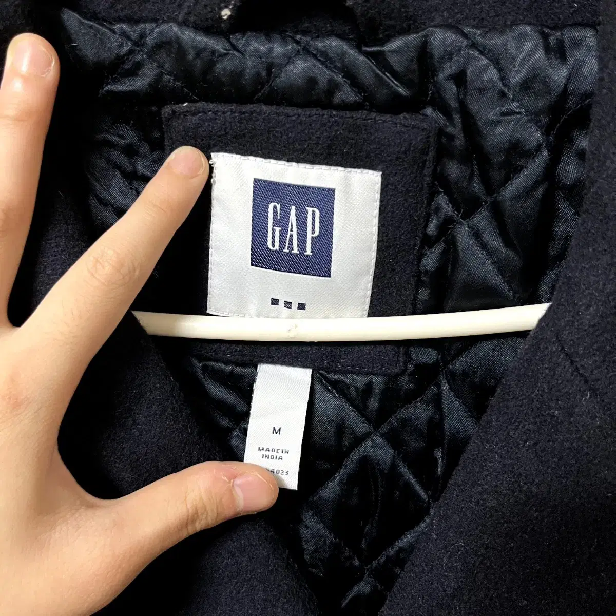 GAP 클래식 싱글 더블 코트 M