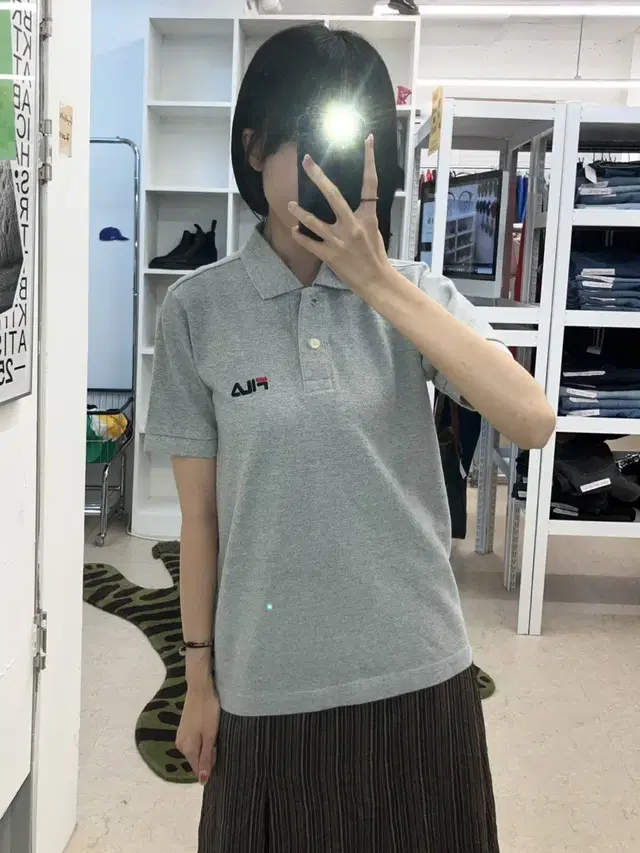 (M) 00's 일본 휠라 FILA pk 반팔 카라티