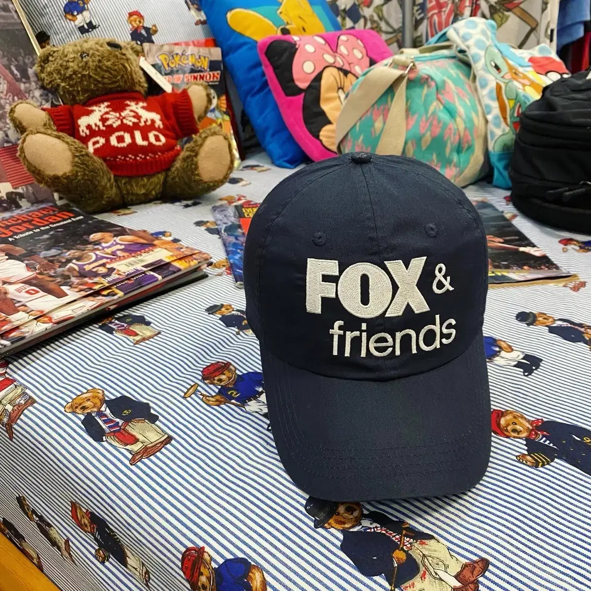 American Vintage Fox TV Snapback Ball Cap Hat