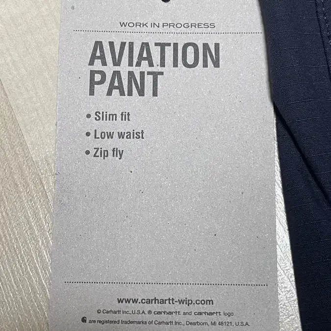 carhartt wip aviation 칼하트 에비에이션 카고팬츠