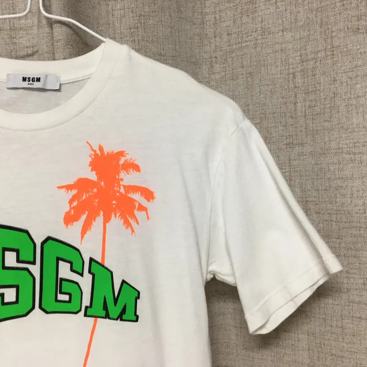 MSGM 키즈 반팔 티셔츠 130