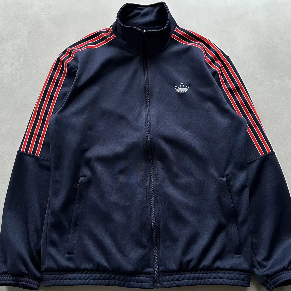 [XL] Adidas Sport Poly Navy Track Top Jersey