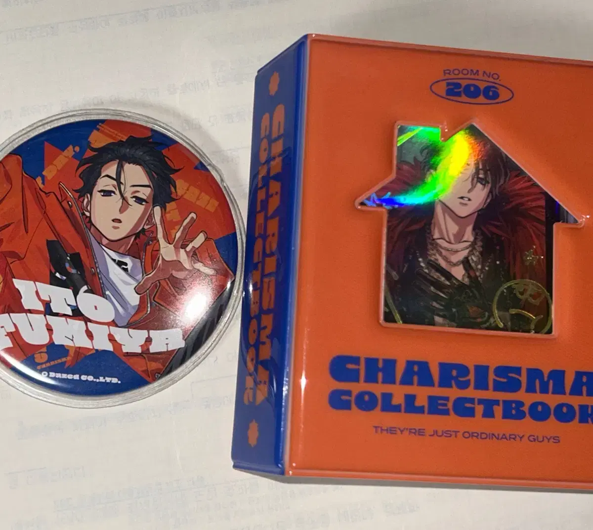 Sold in bulk) Charisma House Fumiya collect book Pasha Can Badge