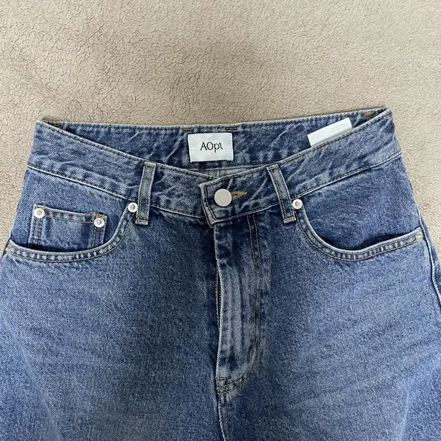 아옵트 wide long bermudas jeans 버뮤다팬츠(s) -