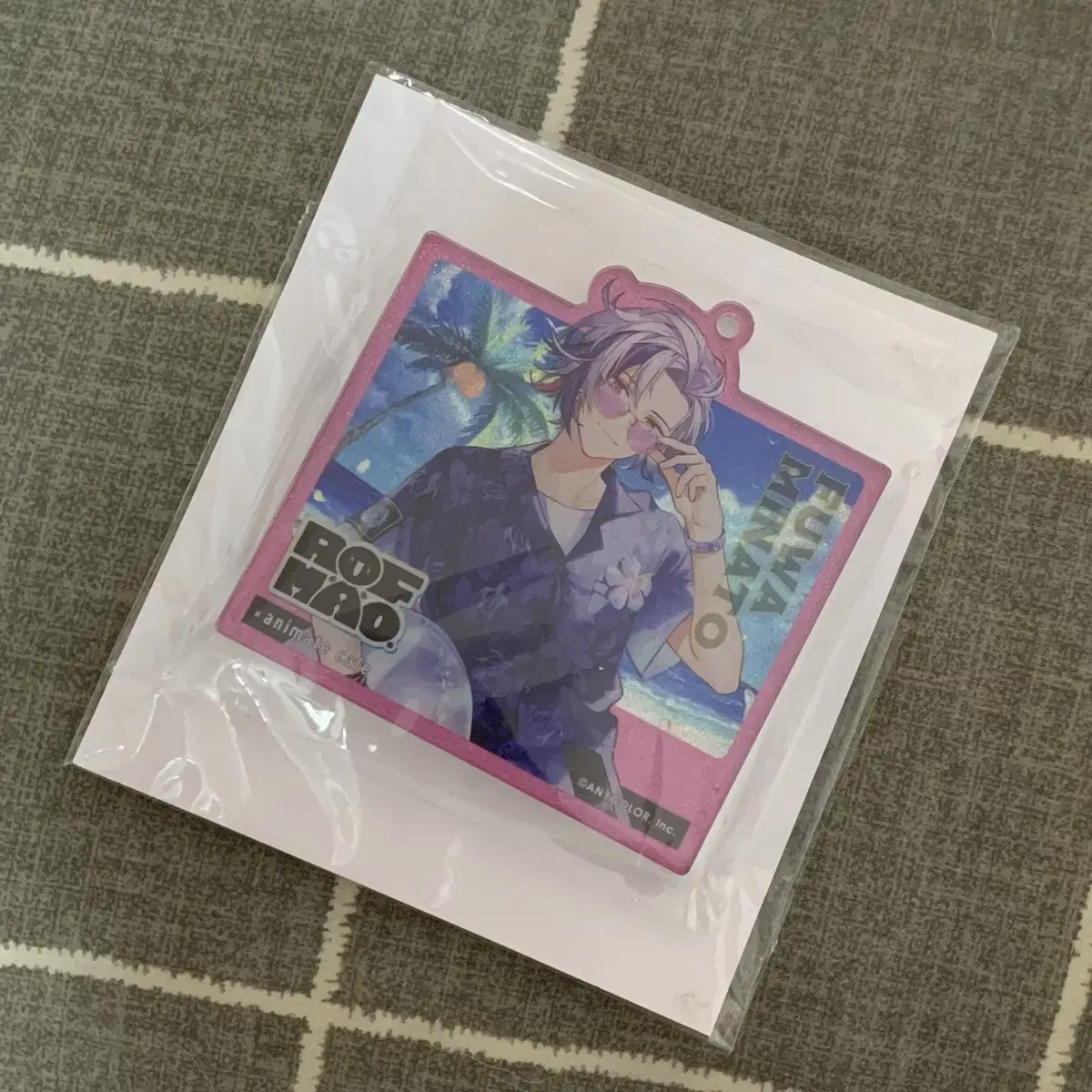 NIJISANJI JP Fuwa Minato Rofumao keyring sealed acrylic WTS