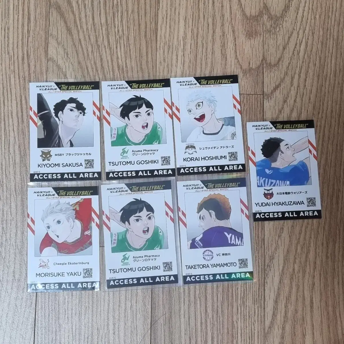 [Unused/Limited] 2022 haikyuu V-League Pass Card