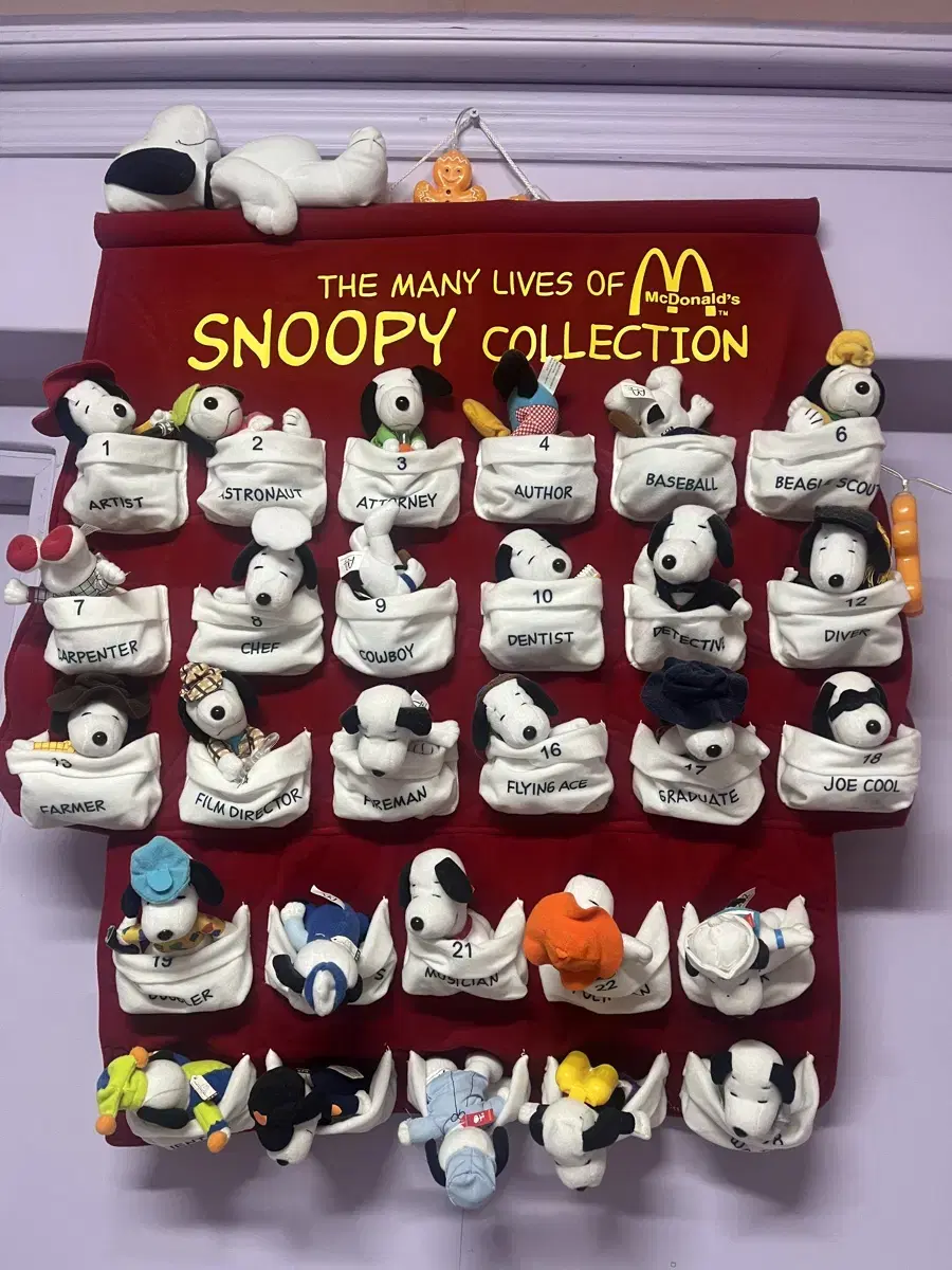 Last Sale 2001 Classic McToy Snoopy doll Calendar