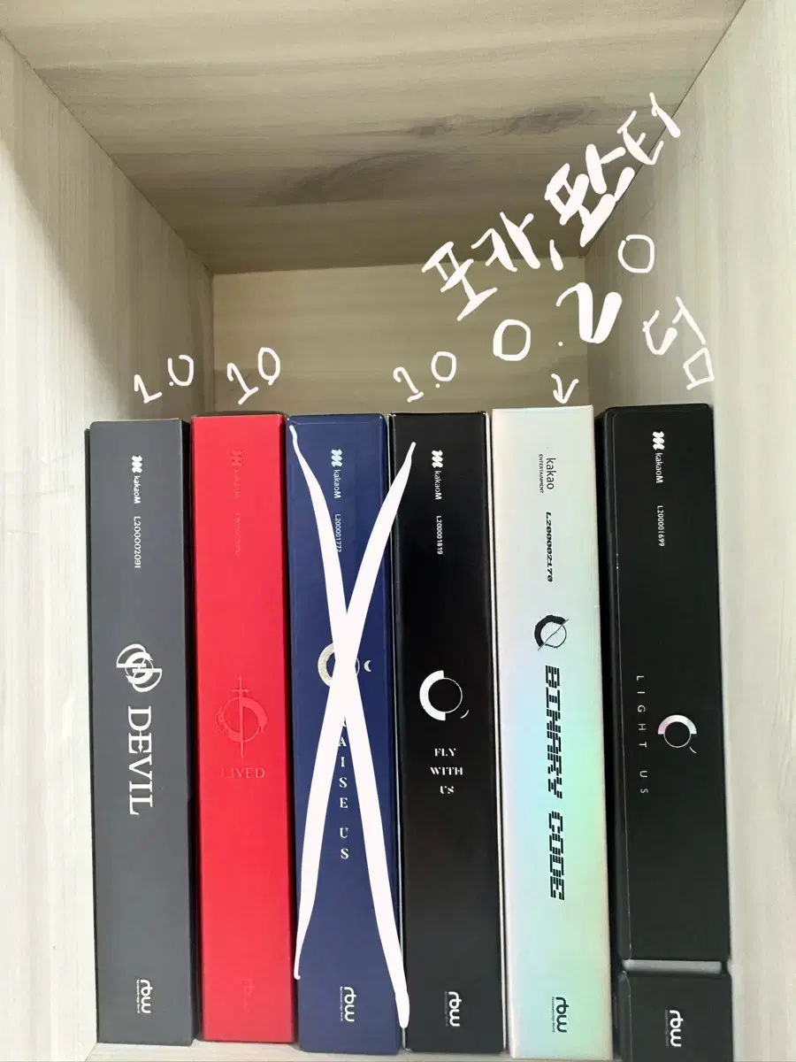 Oneus Moonlight Sticks (Lightsticks), unsealed album