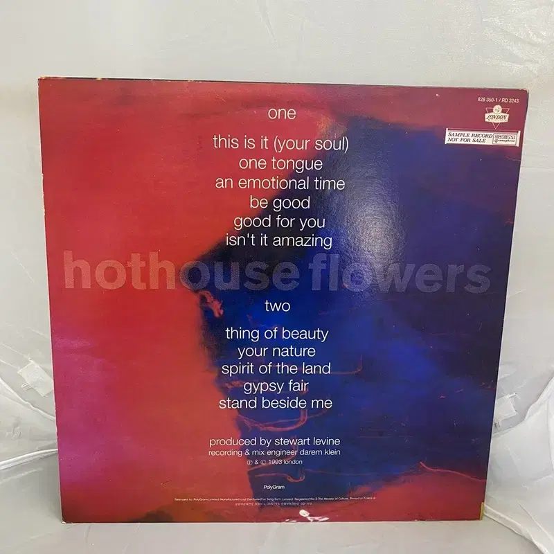 HOTHOUSE FLOWERS LP / AA2756