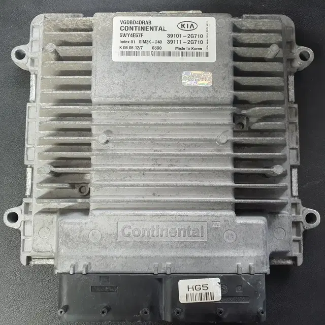 K7 ECU(초기화완료) 39101-2G710, 39111-2G710