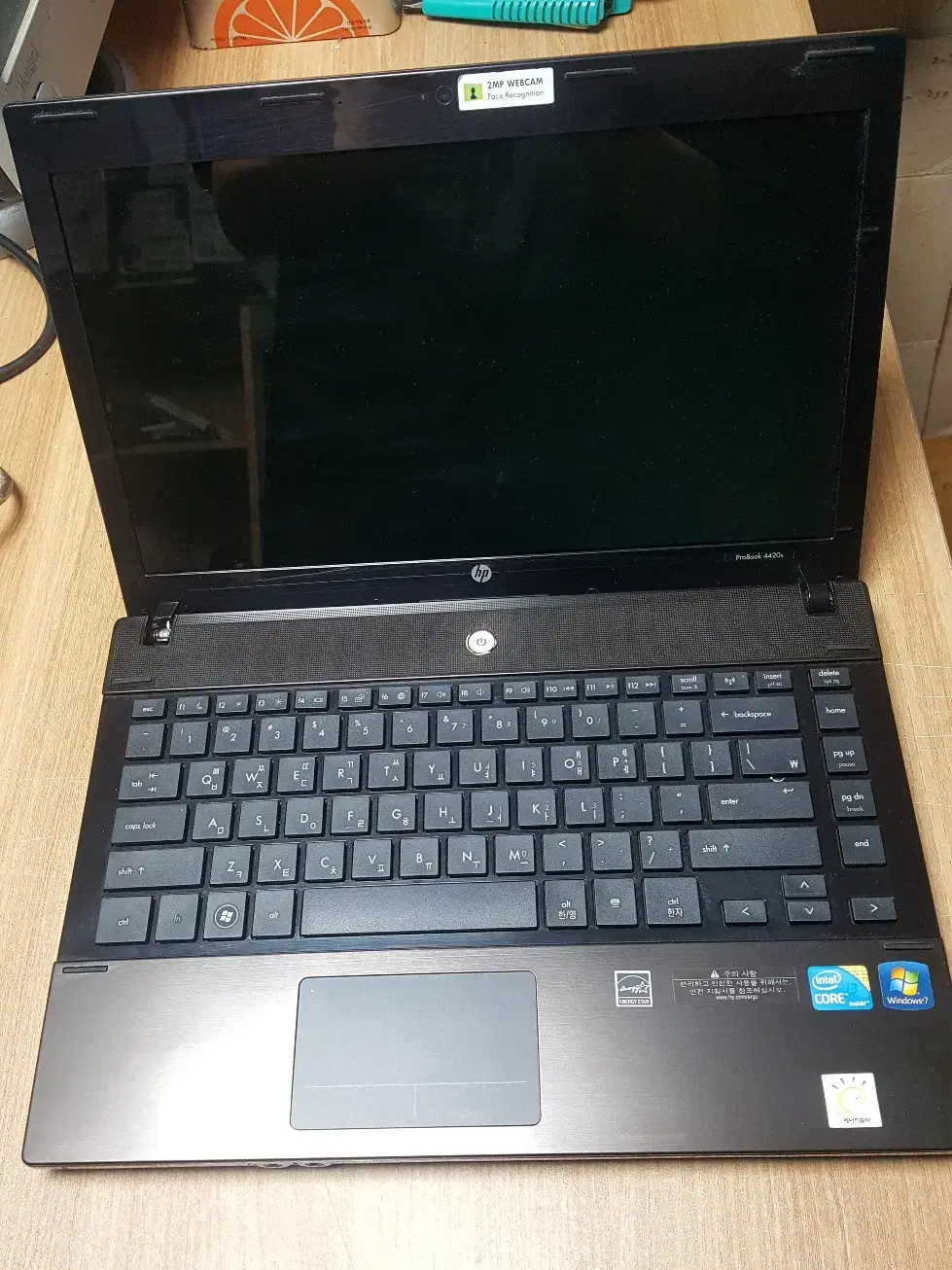 33-HP probook 4420s 노트북 -노테스트-부품용