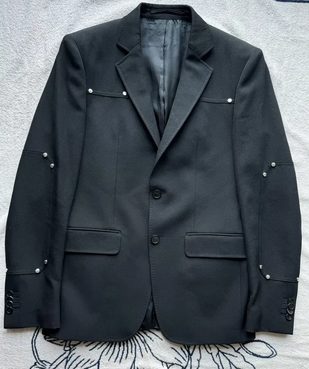 Givenchy Rivet detail blazer black jacket GIVENCHY