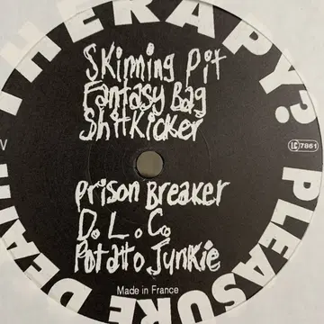 GRIEGOアーティスト1C Therapy? Pleasure Death LP Wiiija Records WIJ1 1V 04-17931