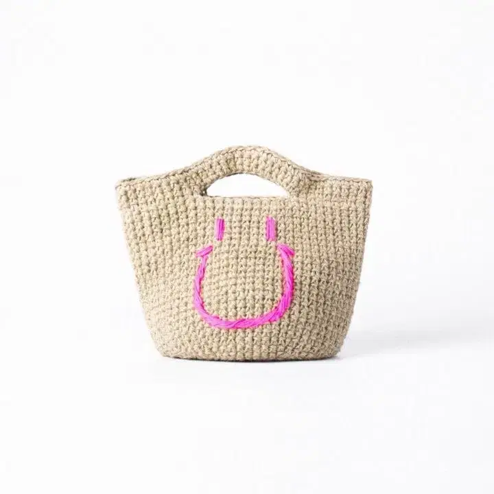 Smiley Rattan Bag