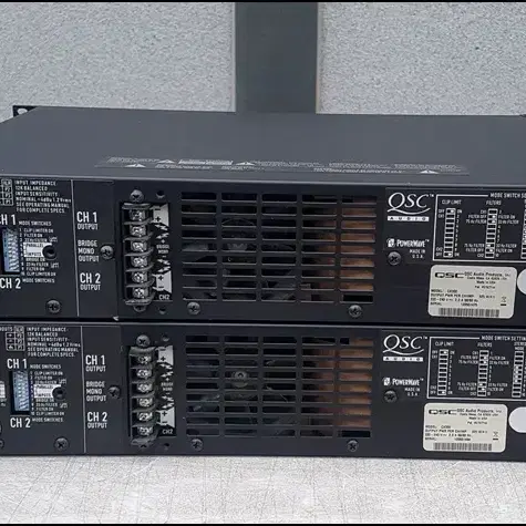 [QSC] CX302 중고 파워앰프 / 4옴 325W + 325W