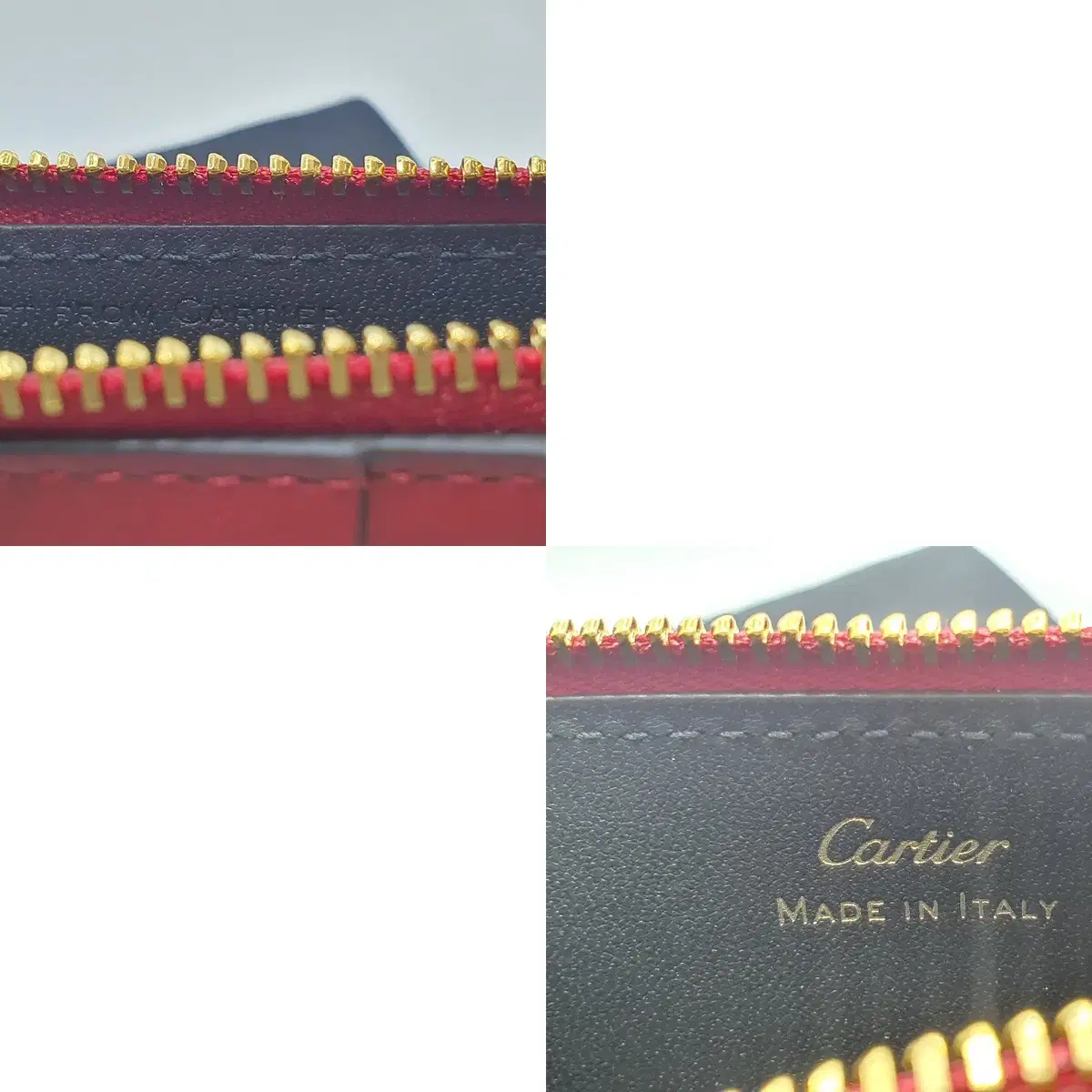 초특가 신품 Cartier 팬더 드 까르띠에 카드 지퍼지갑 풀셋