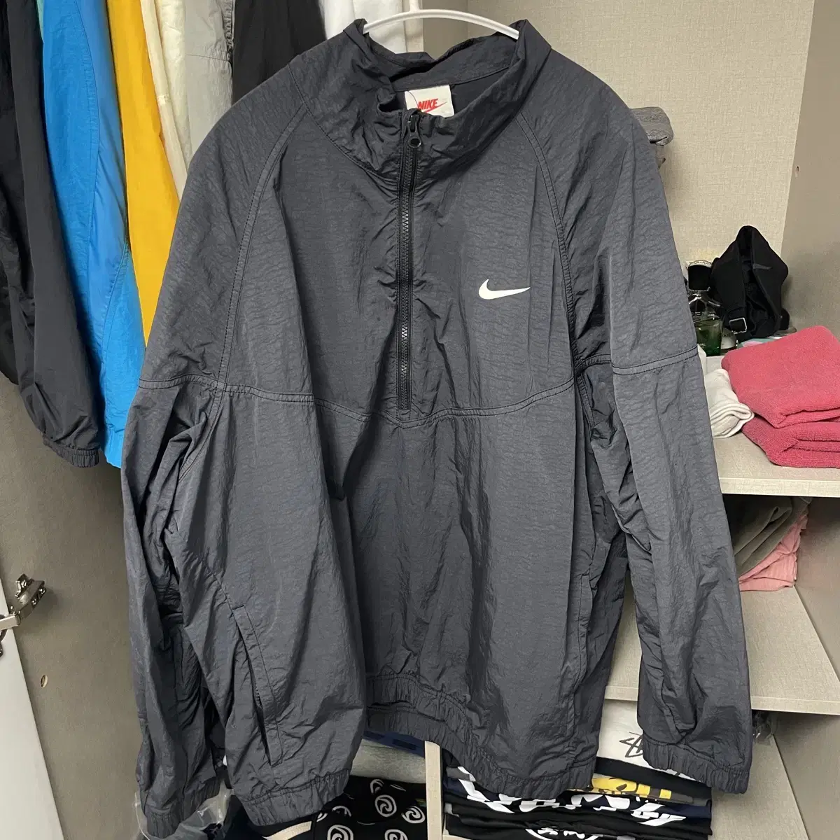 Nike x Stussy Windrunner Jacket Off Noir (International size L)