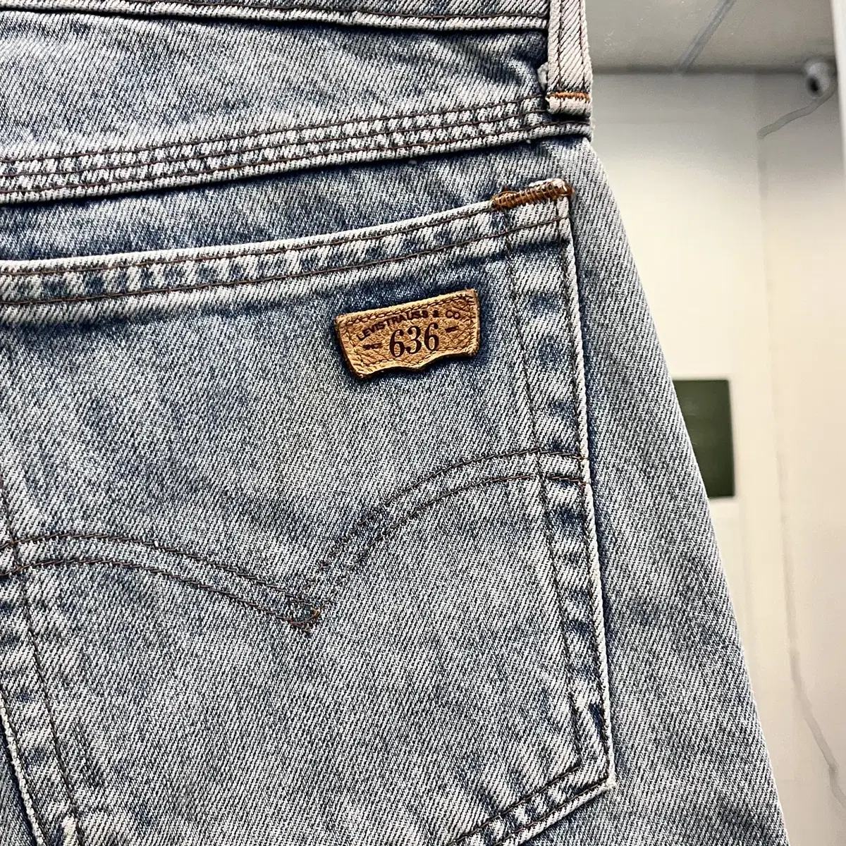 Levis 리바이스 636 컷팅 실버탭 데님 쇼츠 팬츠