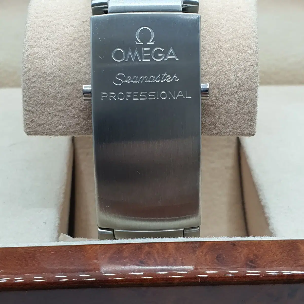 초특가 OMEGA 오메가 씨마스터 41mm GMT 50주년 블랙웨이브