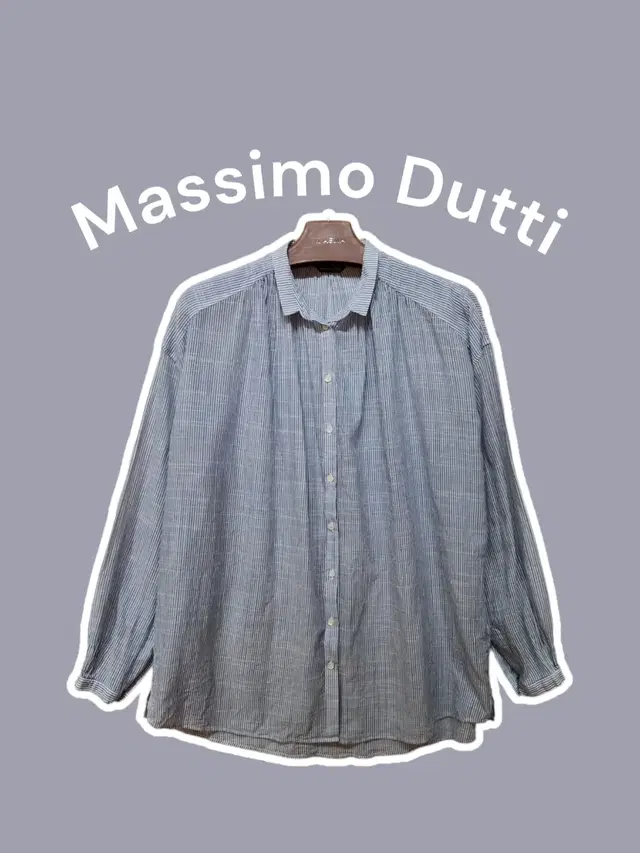 S/ MassimoDutti 마시모두띠 오버핏 셔츠