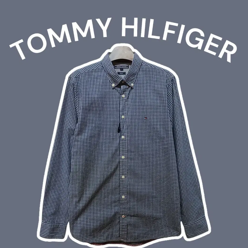 L/ TOMMYHILFIGER 타미힐피거 슬림핏 체크셔츠