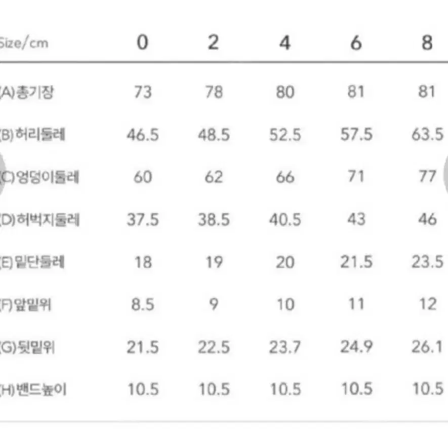 안다르 레깅스 8.2부 사이즈4(55)