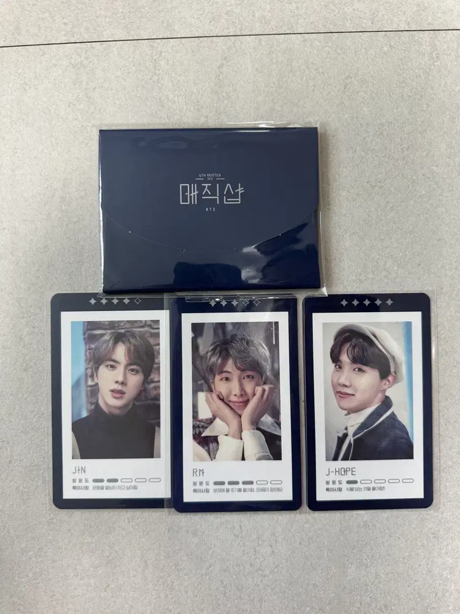 bangtan bts magic shop 5th muster mini photocard poca