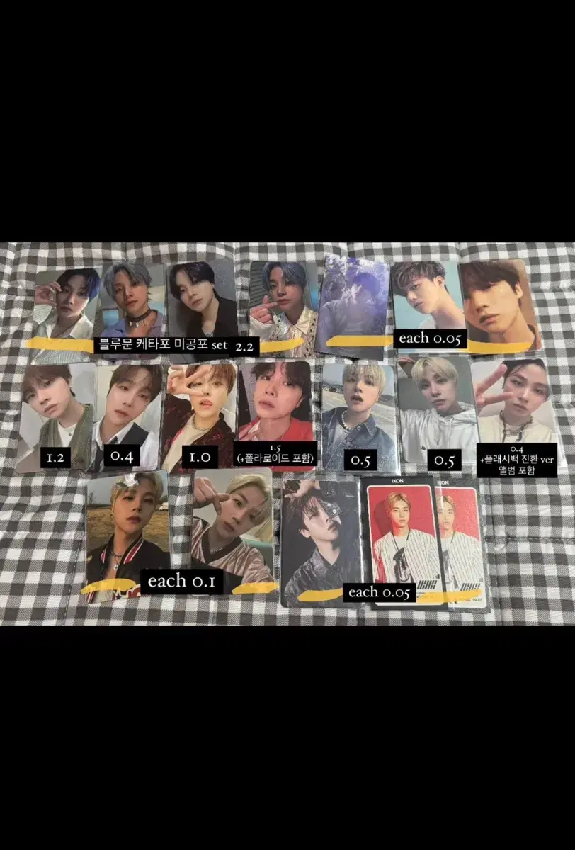 1.0이상 무배)아이콘 iKON JinHwan photocard 개봉앨범 바디백 굿즈 pola