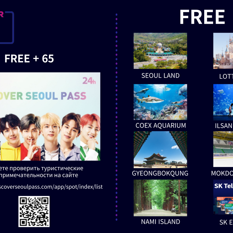 Seoul Pass Card BTS EDITION