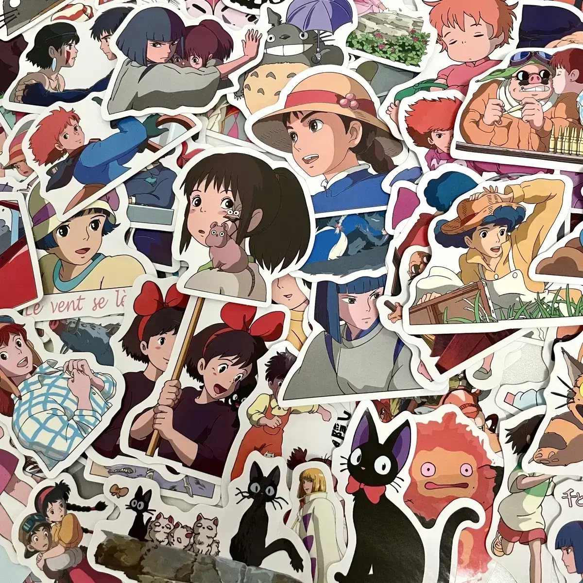 [Stock2] Ghibli Sculpture sticker set of 100 pieces