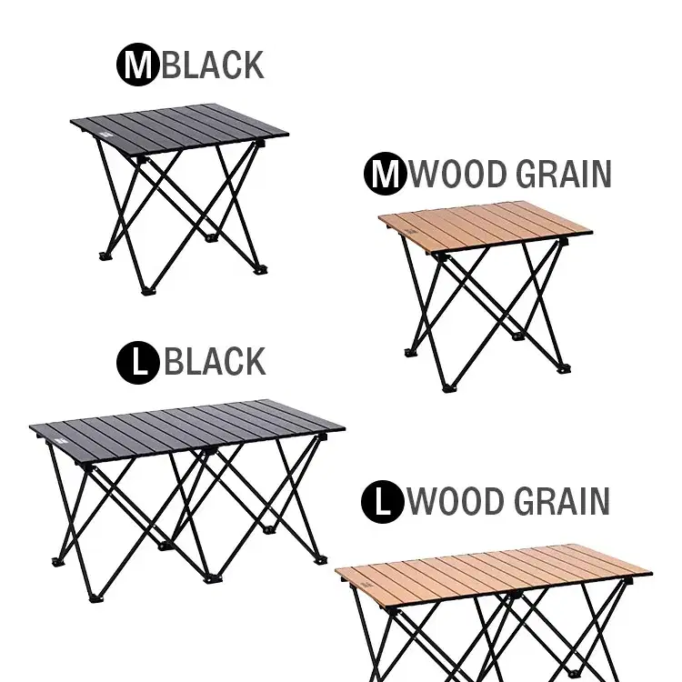경량 휴대용 알루미늄 접이식 테이블 책상 캠핑 낚시 여행 차박