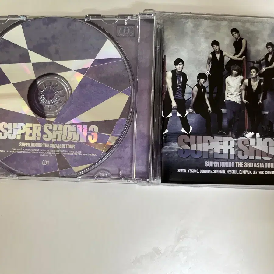 슈퍼주니어 슈퍼쇼3 cd