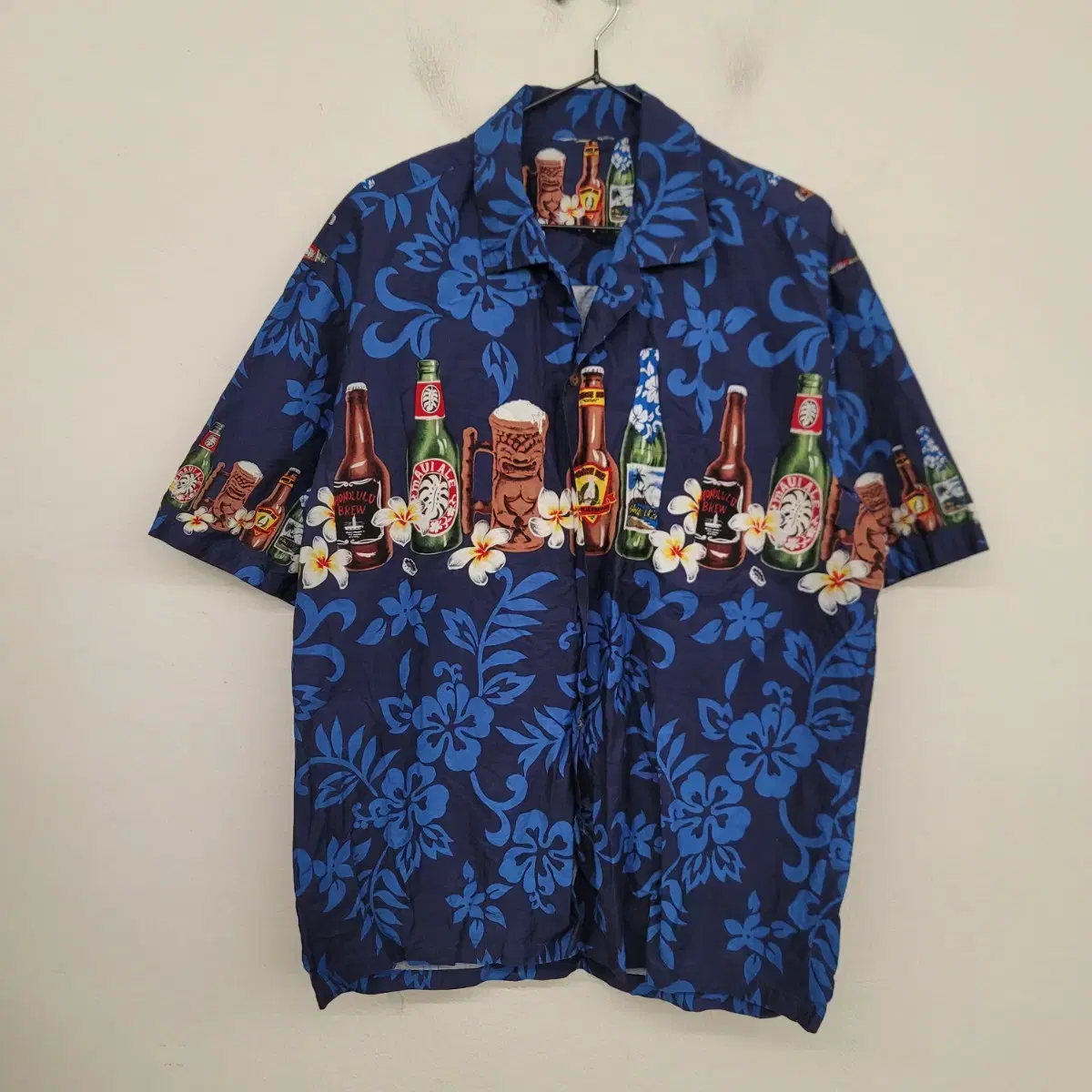 [110/XXL] Patterned Hawaiian Shirt