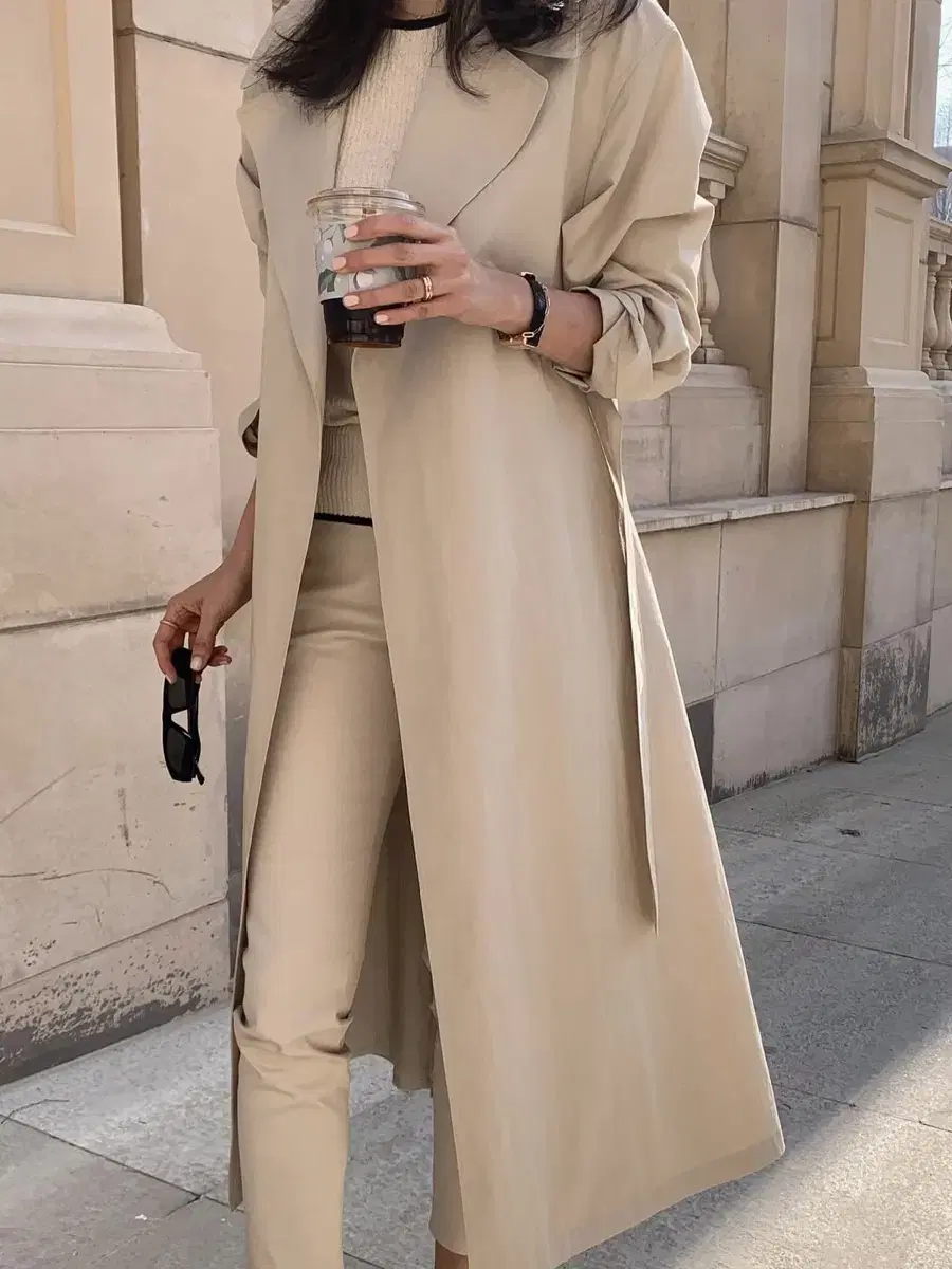 Sie Siegmund Trench Coat Maxi Long