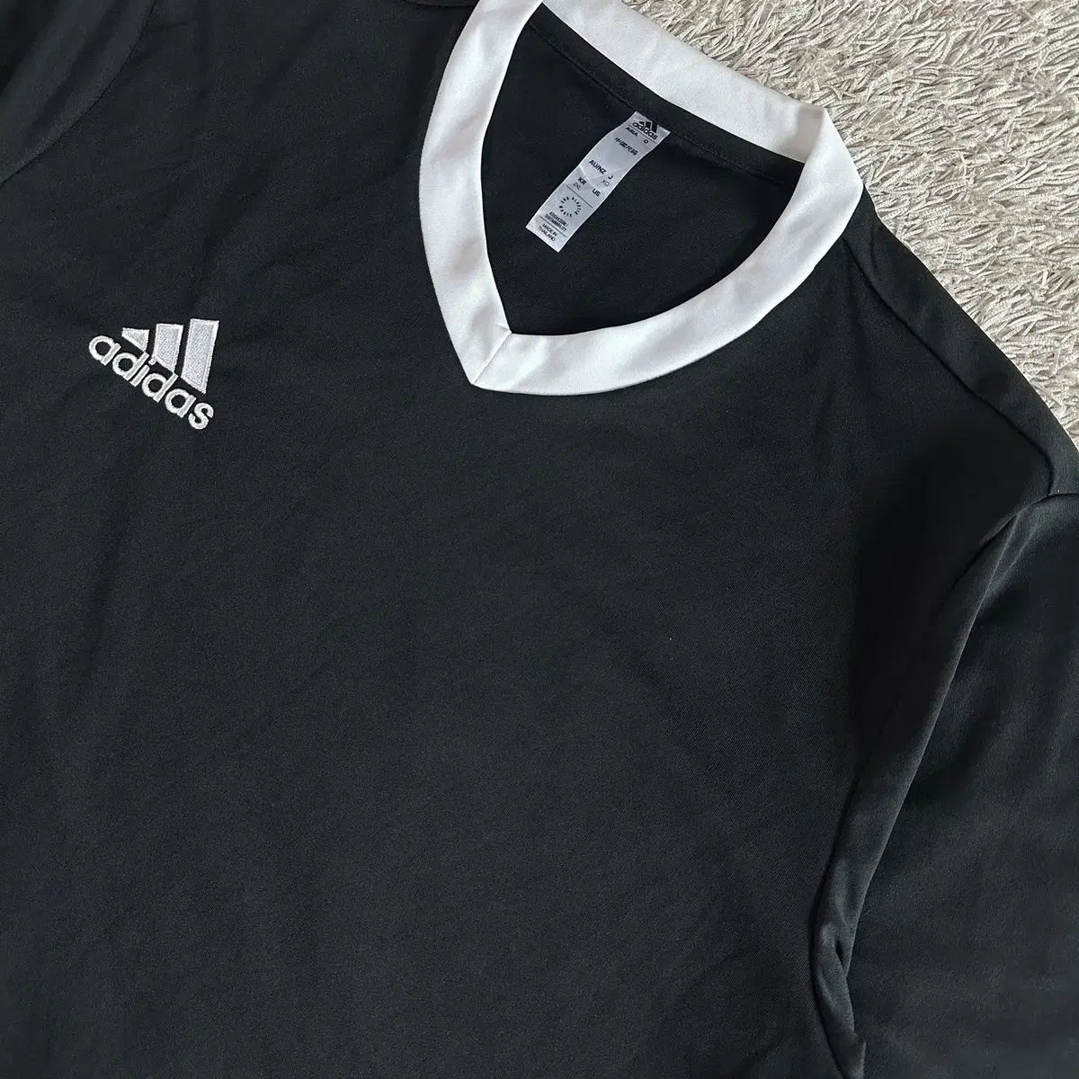 [XL] 아디다스 ADIDAS 엔트라다22 기능성 반팔 티셔츠 블랙