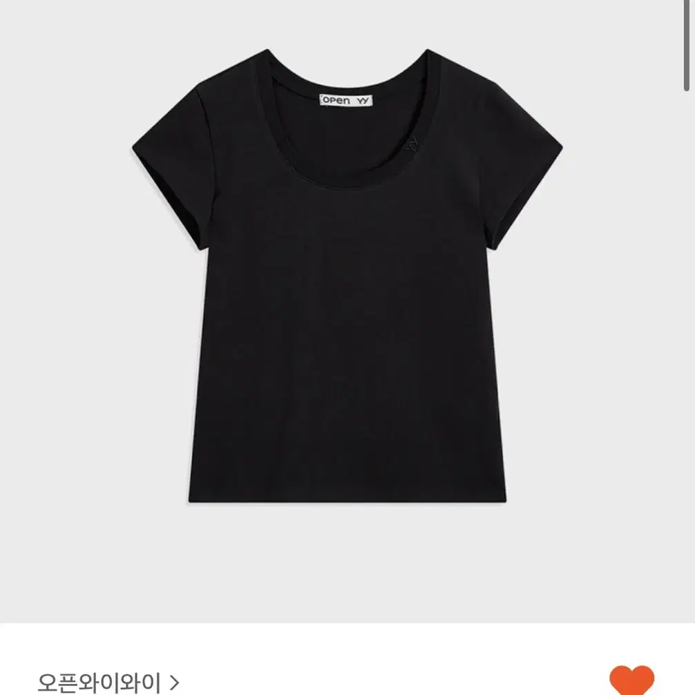 U-NECK SOLID TEE, BLACK 구해요!