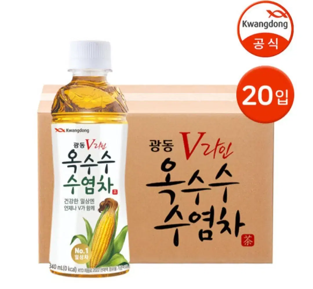 광동옥수수수염차 340MLX40병 20병X2박스18390원