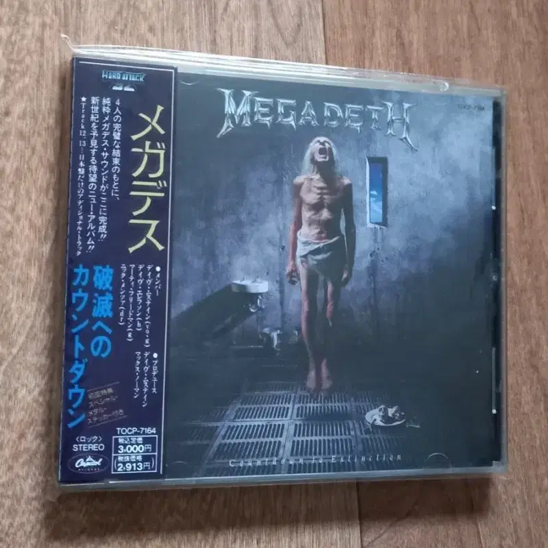 Megadeth cd 메가데스 일본반 시디