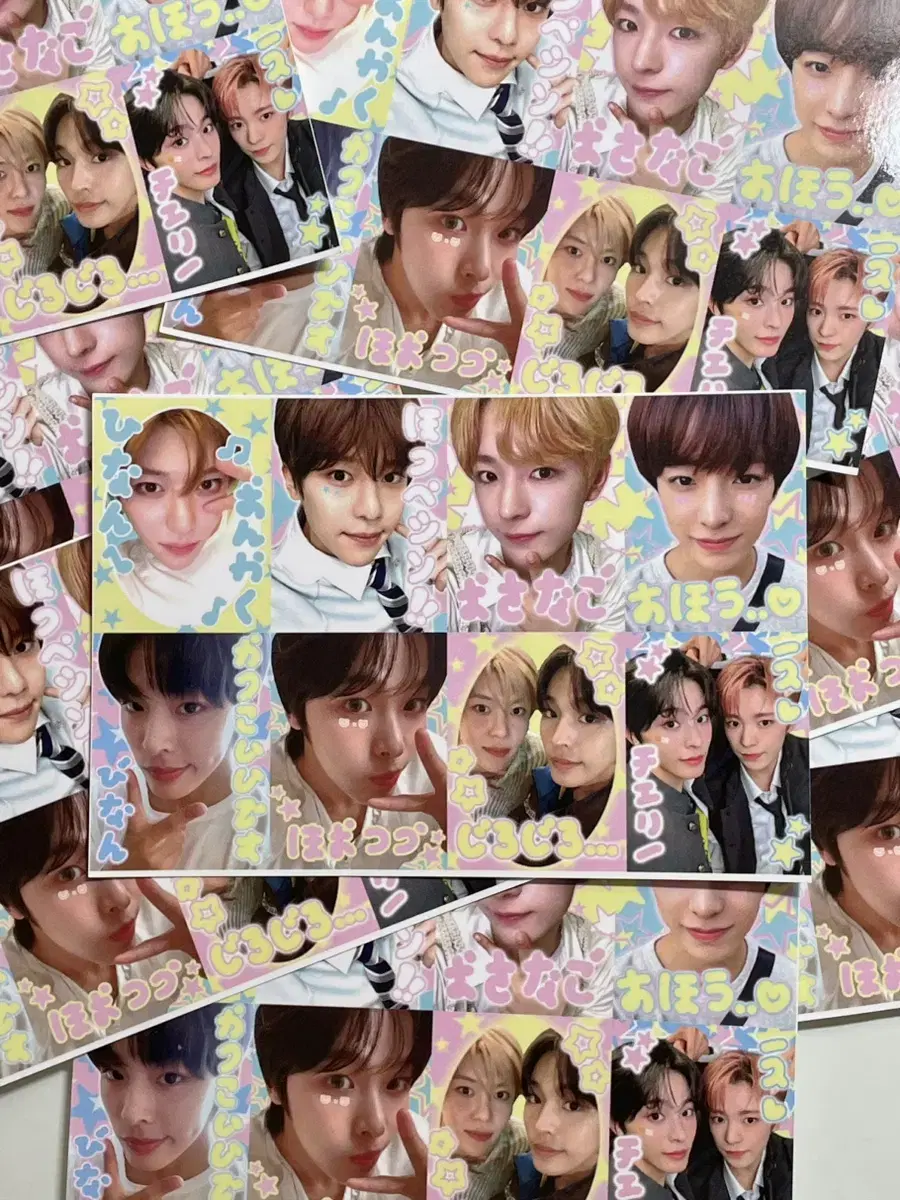 3+1)NCT wish purikura sell Uushi sion riku sticker Fans