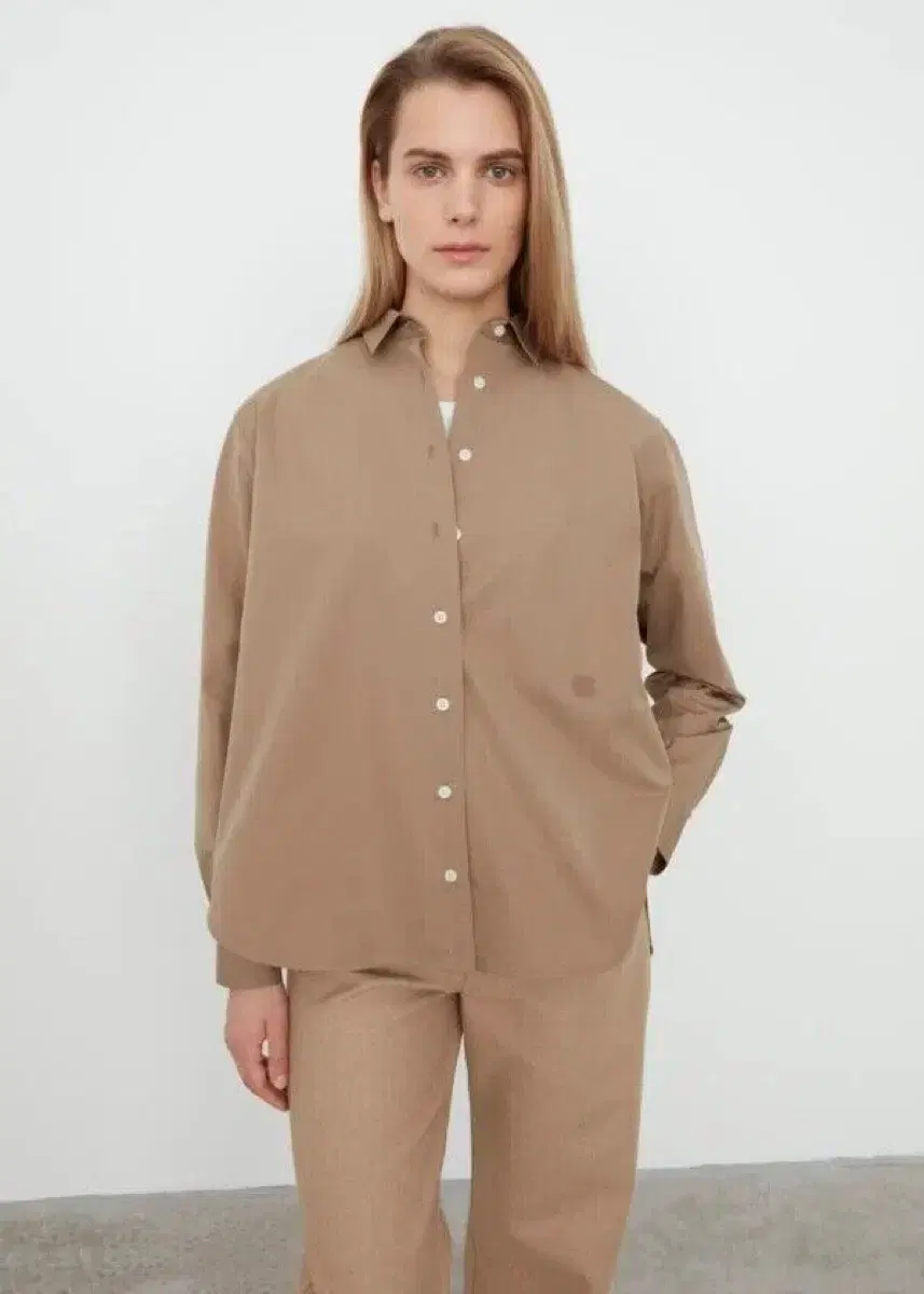 Totem Brown Poplin Shirt