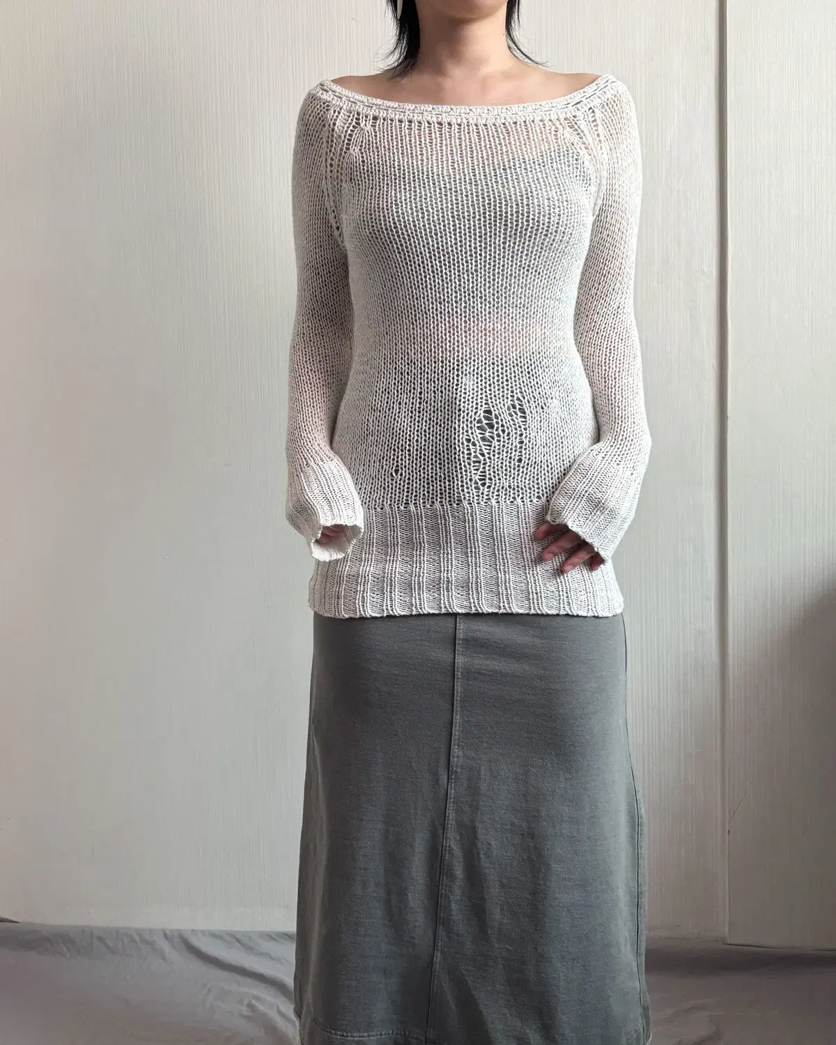 Net knit sleeve