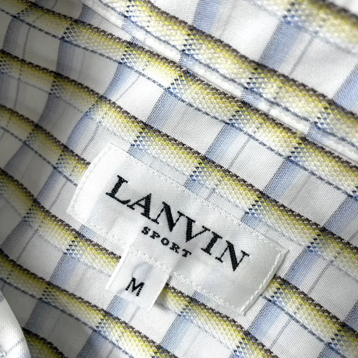 LANVIN 랑방 체크 셔츠 남방