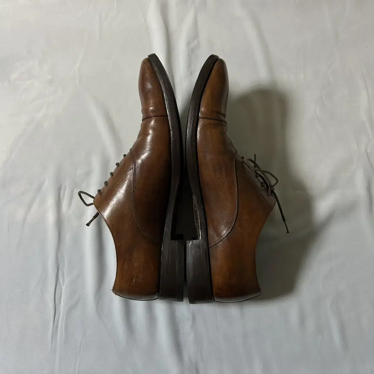 Prada lace up derby shoes brown