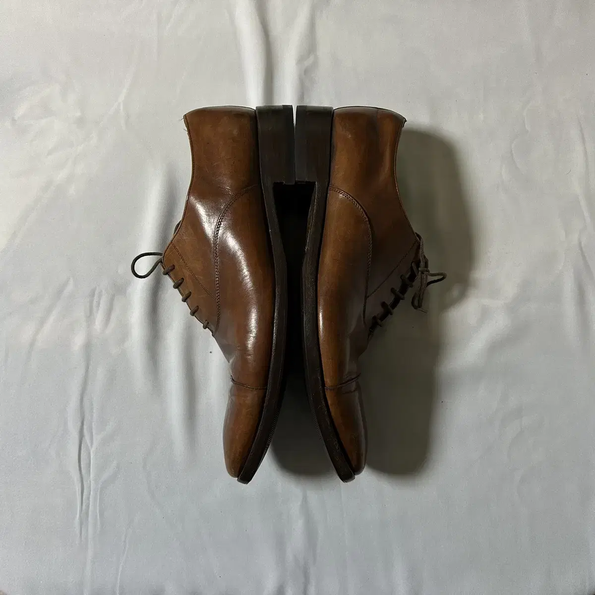 Prada lace up derby shoes brown