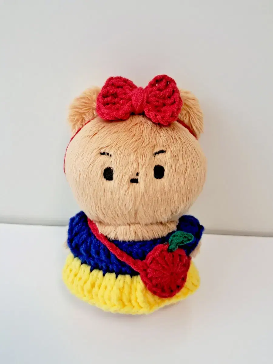 10cm 인형옷 뜨개옷 솜인형 백설공주 세트