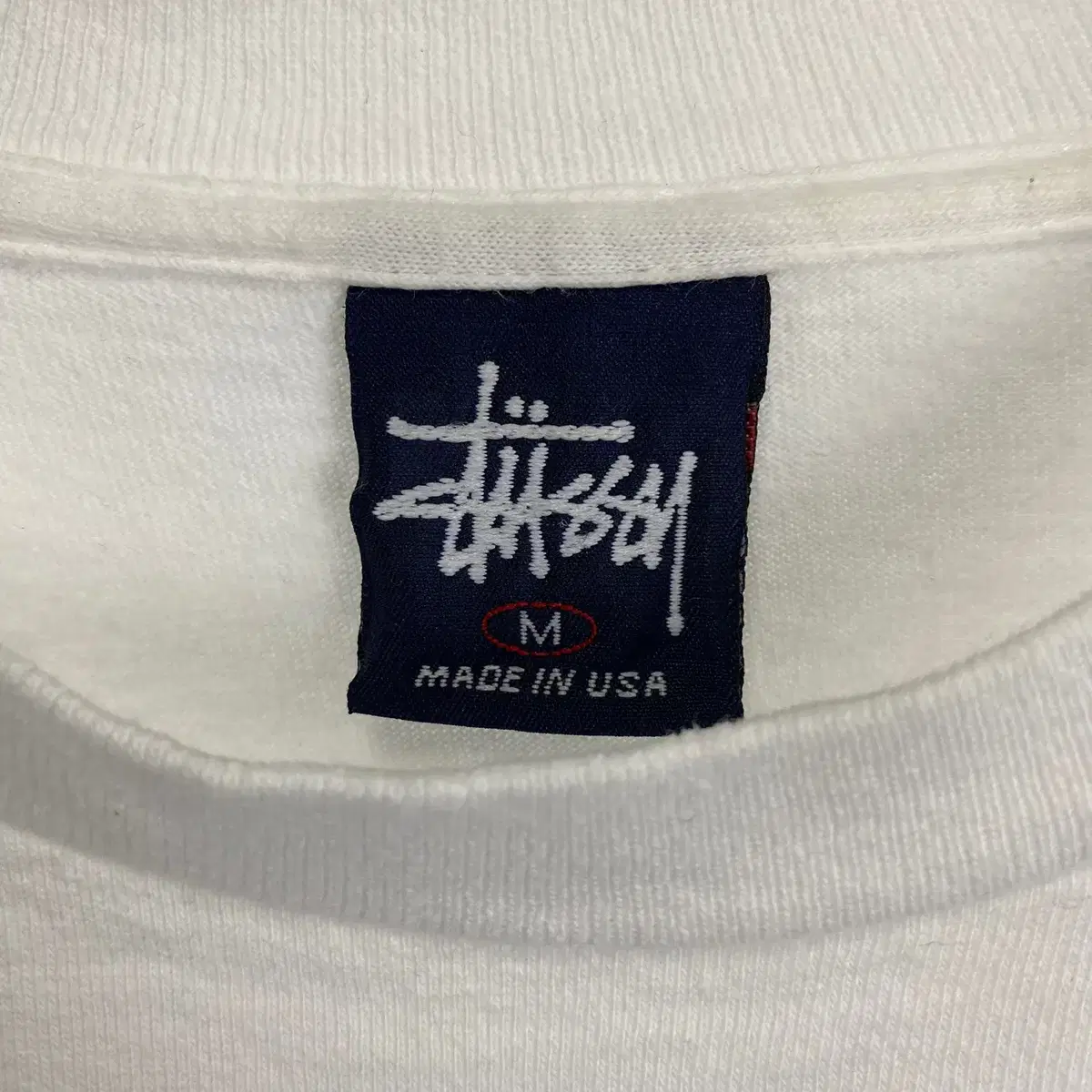 빈티지 90s STUSSY made in USA 프린팅 티셔츠